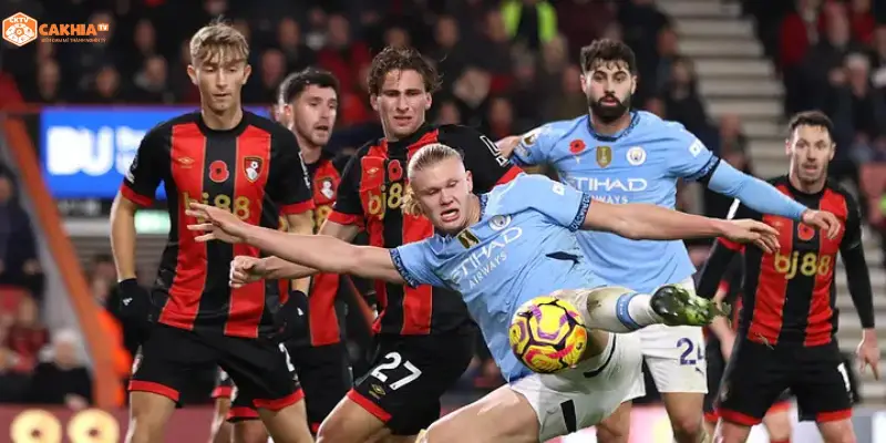 AFC Bournemouth vs Manchester City tranh chấp quyết liệt tại Vitality Stadium